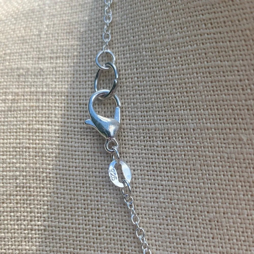 NWT Sterling Silver Plated Chain & Crucifix Alloy Metal Charm Necklace - Picture 14 of 14